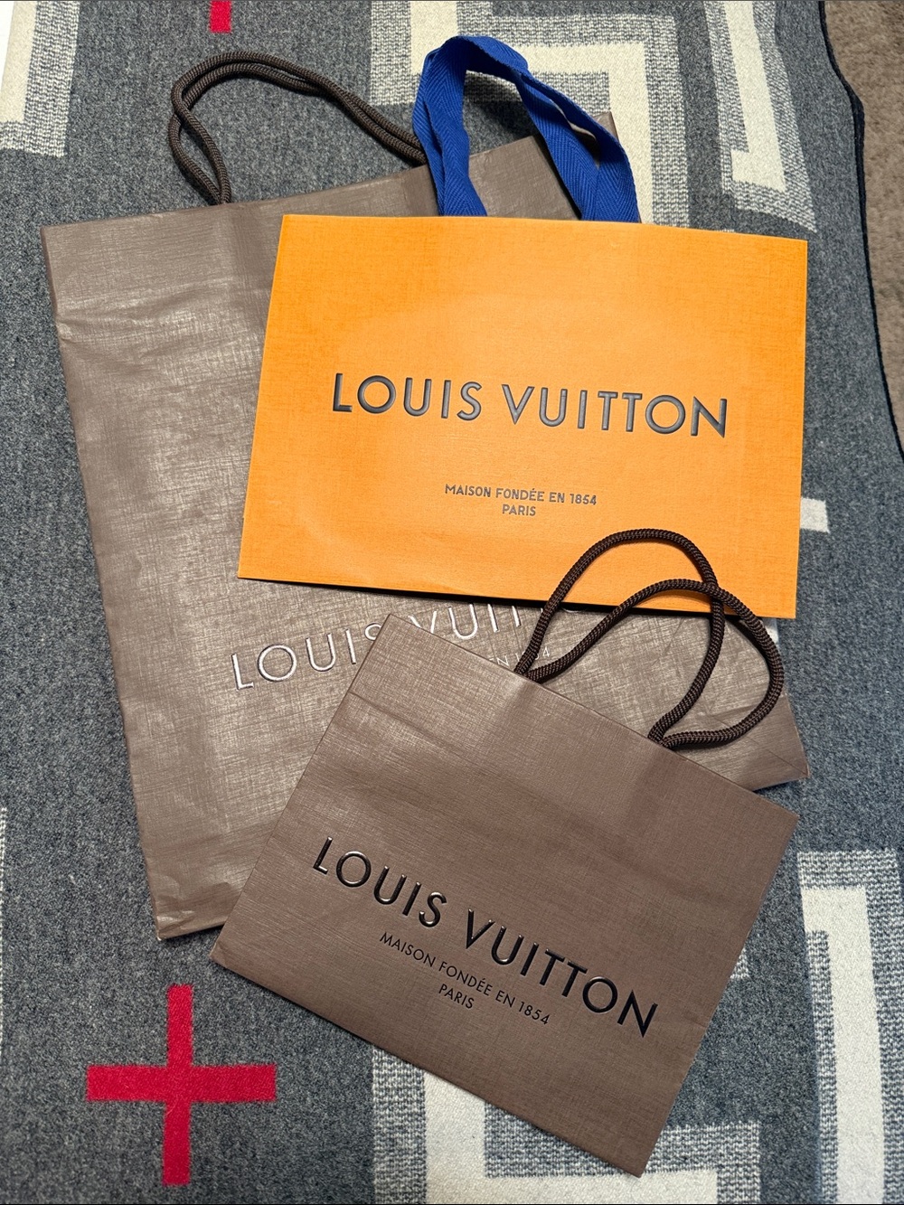 Authentic Louis Vuitton Shopping Bags